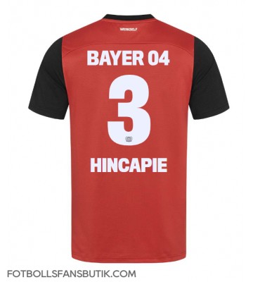 Bayer Leverkusen Piero Hincapie #3 Replika Hemmatröja 2024-25 Kortärmad